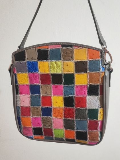 หญิง หลากสี หนังแท้ อื่นๆ Handbag Leather for women