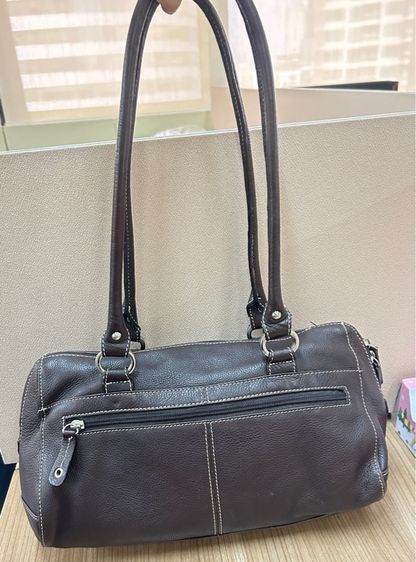 กระเป๋าสะพาย หนังแท้สีน้ำตาล รูปที่ 2