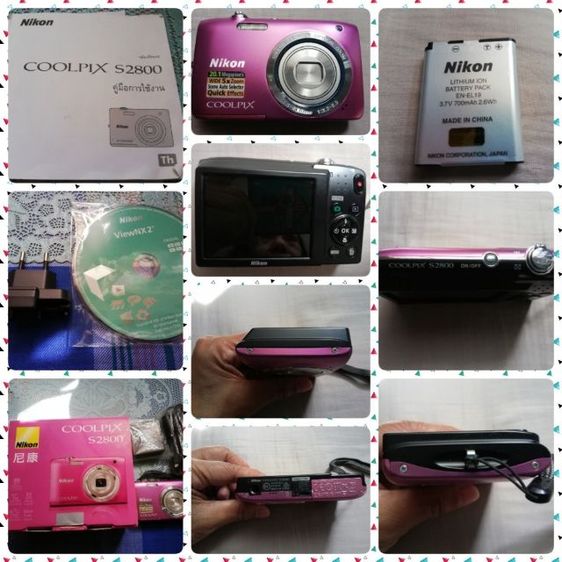 กล้องดิจิตอล Nikon coolpix รุ่น S2800 พร้อมอุปกรณ์ ใช้งานน้อย สภาพดีเหมือนใหม่ รูปที่ 13