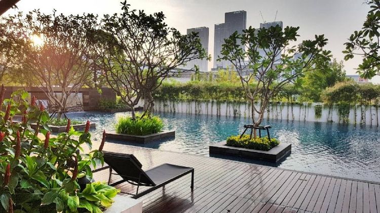 ขายด่วน คอนโดติดรถไฟฟ้า ทำเลดี เดอะรูม สุขมวิท 62 ชั้น 4 พื้นที่ 45 ตารางเมตร ราคา 5.25 ลบ. ( เจรจาได้ ) ติดต่อ คุณปุ้ย 08-9920-9893 รูปที่ 2