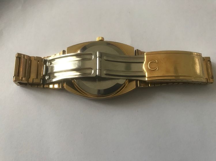 นาฬิกา Omega seamaster ทรงเหลี่ยม เรือนทองสายทองเดิม รูปที่ 3