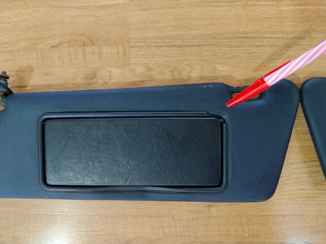 บังแดดคู่หน้า Benz 190E w201 สีน้ำเงินเข้ม สเป็คนอก รุ่นมีไฟ เก่าจากนอกครบคู่   รูปที่ 4