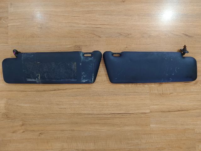 บังแดดคู่หน้า Benz 190E w201 สีน้ำเงินเข้ม สเป็คนอก รุ่นมีไฟ เก่าจากนอกครบคู่   รูปที่ 10