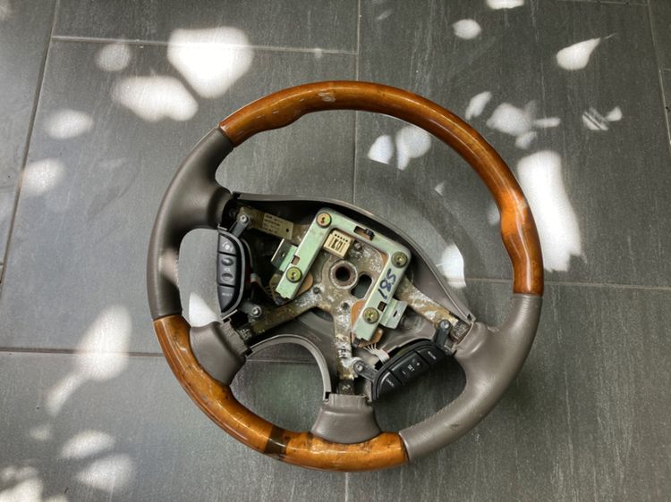 Jaguar SType พวงมาลัย ไม้ Walnut Mutifunction มือสอง รถรุ่นปี 2000-2004 
