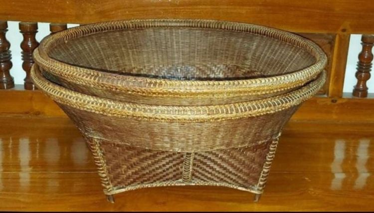 35กระจาด, กระจาดไม้ไผ่สาน, กระจาดไม้ไผ่สานโบราณ