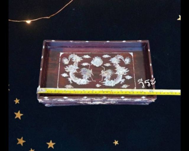 60กี๋ชาไม้ชิงชันโบราณ, กี๋ชาโบราณ, กี๋ชาไม้ชิงชันฝังมุกโบราณ, กี๋ชาฝังมุกโบราณ รูปที่ 5