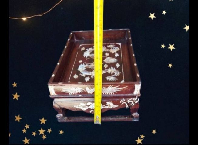 60กี๋ชาไม้ชิงชันโบราณ, กี๋ชาโบราณ, กี๋ชาไม้ชิงชันฝังมุกโบราณ, กี๋ชาฝังมุกโบราณ รูปที่ 6