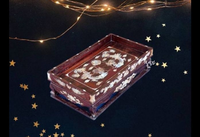 60กี๋ชาไม้ชิงชันโบราณ, กี๋ชาโบราณ, กี๋ชาไม้ชิงชันฝังมุกโบราณ, กี๋ชาฝังมุกโบราณ รูปที่ 3