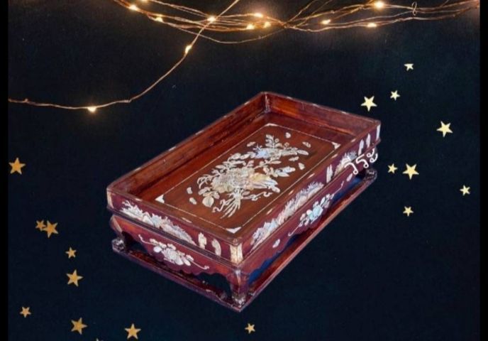 62กี๋ชาไม้ชิงชันฝังมุกโบราณ, กี๋ชาโบราณ, กี๋ชาไม้ชิงชัน รูปที่ 2