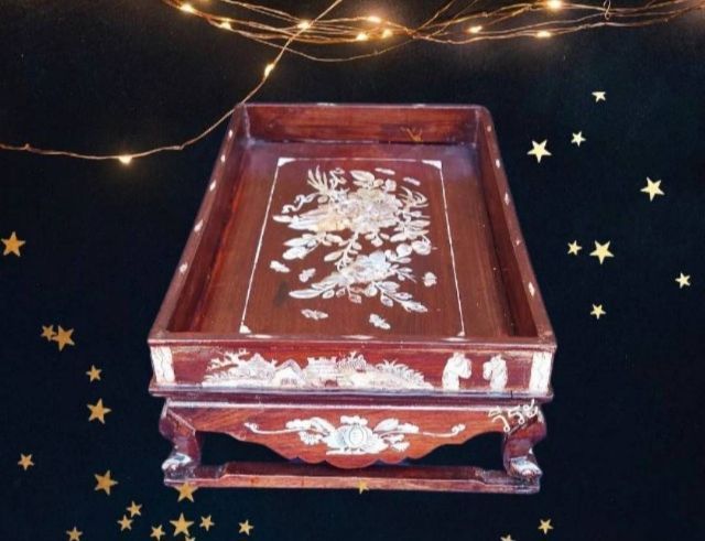 62กี๋ชาไม้ชิงชันฝังมุกโบราณ, กี๋ชาโบราณ, กี๋ชาไม้ชิงชัน รูปที่ 4