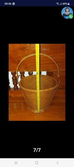 68ตะกร้าหวาย, ตะกร้าหวายโบราณ, ตะกร้าหวายสานโบราณ รูปที่ 4