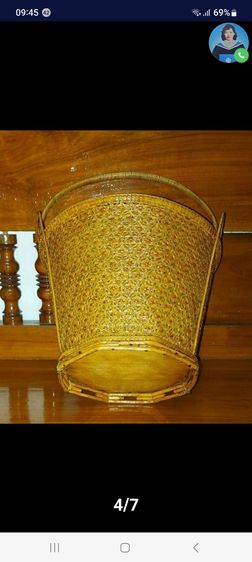 68ตะกร้าหวาย, ตะกร้าหวายโบราณ, ตะกร้าหวายสานโบราณ รูปที่ 5