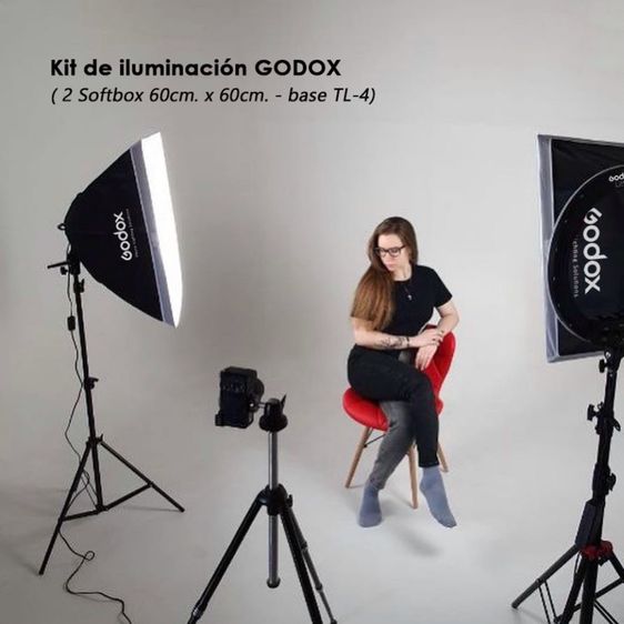 Godox TL4 with Softbox 60x60 cm. ไฟต่อเนื่อง ไฟสตูดิโอถ่ายภาพ 4 หัว รูปที่ 5