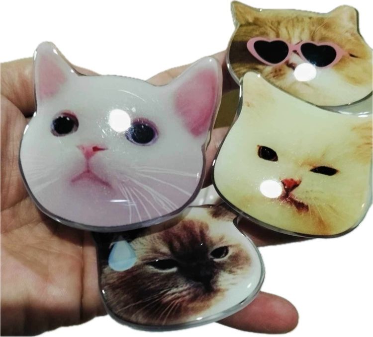 ที่ติดหลังมือถือ กริ๊บ​ต๊อก​ ลายน้องเหมียว ที่ตั้งมือถือ ที่จับโทรศัพท์ ที่ติดหลังมือถือลายใบไม้ ไม่มีปลายทาง รูปที่ 13