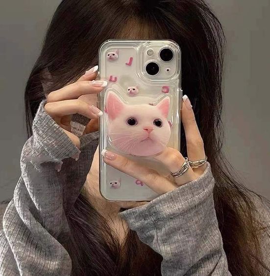 ที่ติดหลังมือถือ กริ๊บ​ต๊อก​ ลายน้องเหมียว ที่ตั้งมือถือ ที่จับโทรศัพท์ ที่ติดหลังมือถือลายใบไม้ ไม่มีปลายทาง รูปที่ 6