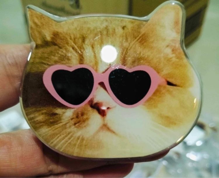 ที่ติดหลังมือถือ กริ๊บ​ต๊อก​ ลายน้องเหมียว ที่ตั้งมือถือ ที่จับโทรศัพท์ ที่ติดหลังมือถือลายใบไม้ ไม่มีปลายทาง รูปที่ 17