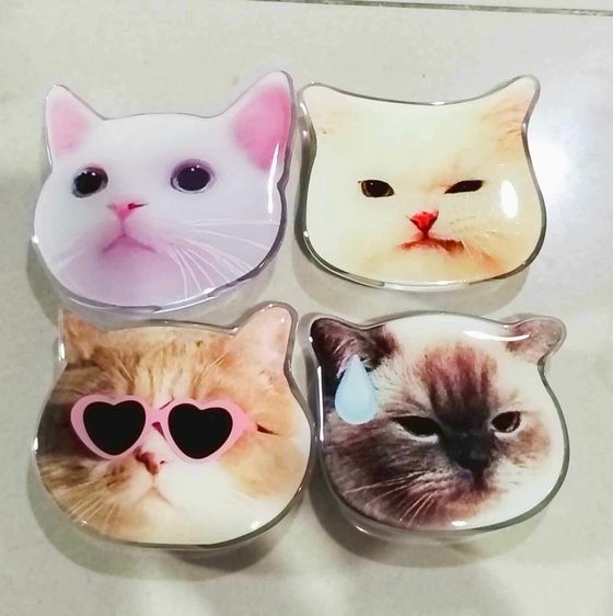 ที่ติดหลังมือถือ กริ๊บ​ต๊อก​ ลายน้องเหมียว ที่ตั้งมือถือ ที่จับโทรศัพท์ ที่ติดหลังมือถือลายใบไม้ ไม่มีปลายทาง รูปที่ 18