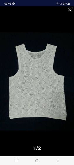 ขาว อื่นๆ อื่นๆ EU 36 ไม่มีแขน 127เสื้อถัก, เสื้อถักโครเชต์