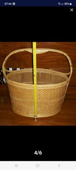 143ตะกร้าหวายโบราณ, ตะกร้าหวายสานลายกขิดโบราณ รูปที่ 3