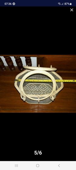 140ตะกร้าหวานสาน, ตะกร้าหวายสานลายขิด รูปที่ 6