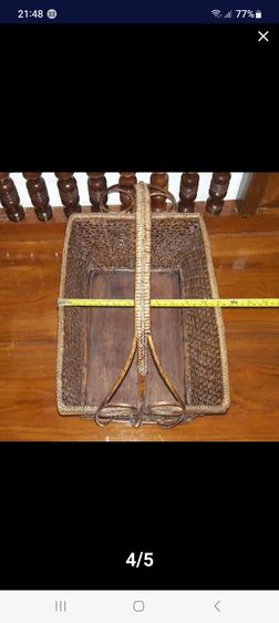 161ตะกร้าหวาย, ตะกร้าหวายสาน, ตะกร้าหวายลายดอกพิกุล รูปที่ 3