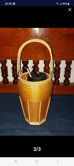 184ตะกร้าไม้ไผ่สานใส่แก้วน้ำเยติ, ตะกร้าใส่แก้วน้ำ รูปที่ 2