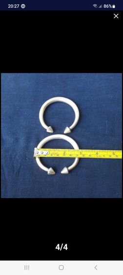 191กำไลหัวบัวเงิน, กำไลหัวบัวเงินโบราณ, กำไลหัวบัวเงินแบบตัน รูปที่ 4