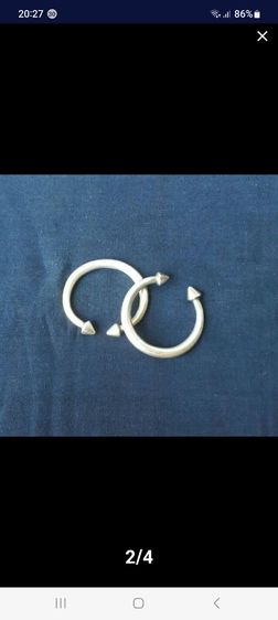 191กำไลหัวบัวเงิน, กำไลหัวบัวเงินโบราณ, กำไลหัวบัวเงินแบบตัน รูปที่ 2