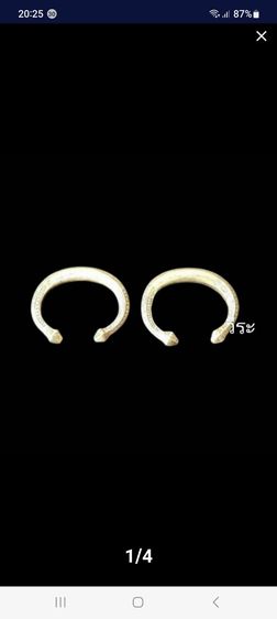 เครื่องเงินเก่า 192กำไลหัวบัวเงินแบบตัน, กำไลหัวบัวเงินโบราณ