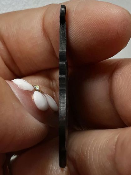 เหรียญหยดน้ำหลวงพ่อพิบูลย์ วัดพระแท่น ทองแดงรมดำ รูปที่ 3