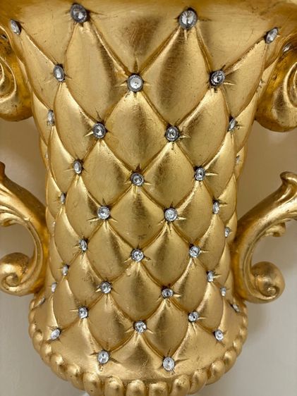 แจกันหลุยส์สีทอง  ขนาดใหญ่ รูปที่ 2