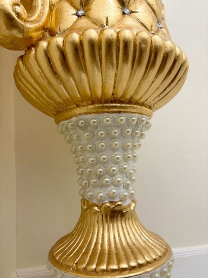 แจกันหลุยส์สีทอง  ขนาดใหญ่ รูปที่ 5