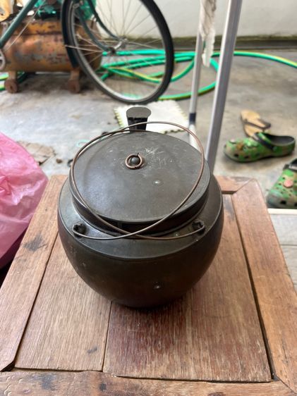 หม้อตุ๋นทองเหลืองโบราณ รูปที่ 7