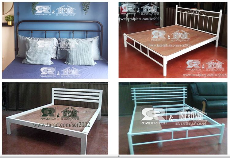 เตียง4.5ฟุต ตามสั่ง วินเทจ โมเดิร์น แข็งแรง