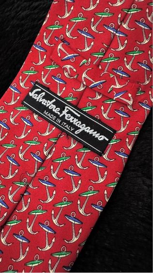 Salvatore Ferragamo เนคไทผ้าไหม รูปที่ 3