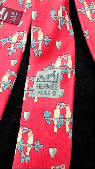 เนคไทผ้าไหม จากแบรนด์ Hermes รูปที่ 5