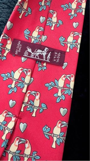 เนคไทผ้าไหม จากแบรนด์ Hermes รูปที่ 3