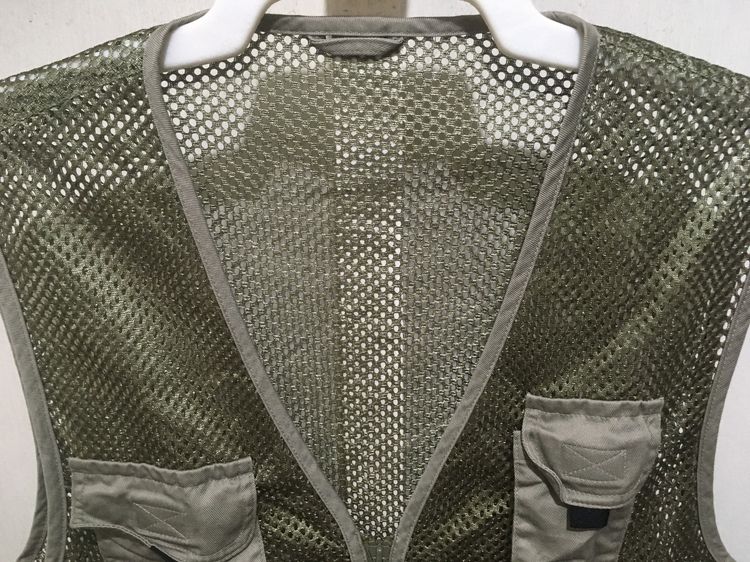 เสื้อกั๊ก(แจ็คเก็ตแขนกุด) แบรนด์ ABURAYSIA สีน้ำตาลอมเทา รูปที่ 3