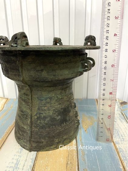 กลอง มโหรทึก ทองเหลืองสะสมA1 รูปที่ 16