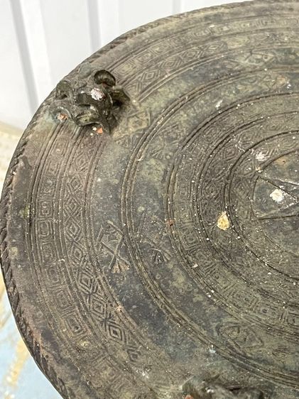 กลอง มโหรทึก ทองเหลืองสะสมA1 รูปที่ 14