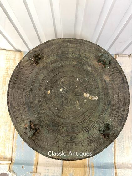 กลอง มโหรทึก ทองเหลืองสะสมA1 รูปที่ 11