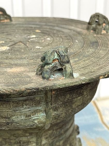 กลอง มโหรทึก ทองเหลืองสะสมA1 รูปที่ 6