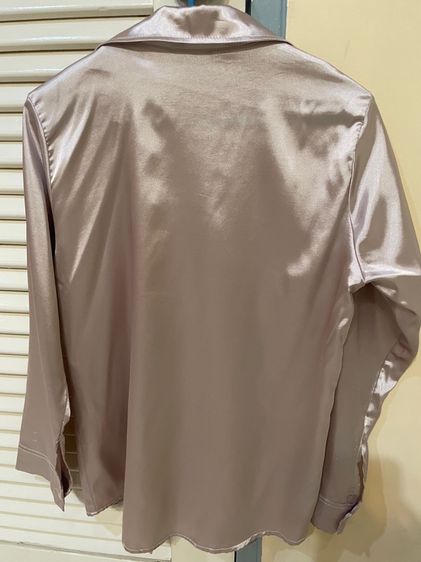 เสื้อเชิ้ตซาตินแขนยาว ผ้าเงาสวย เรียบหรูสุดๆ ราคาเบามากก‼️ รูปที่ 6