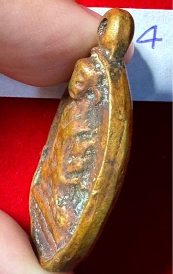 หลวงพ่อไปล่ วัดกำแพง กทม. เหรียญหล่อโบราณรูปไข่ รุ่นแรก ปี 2478 เนื้อทองผสม  รูปที่ 12