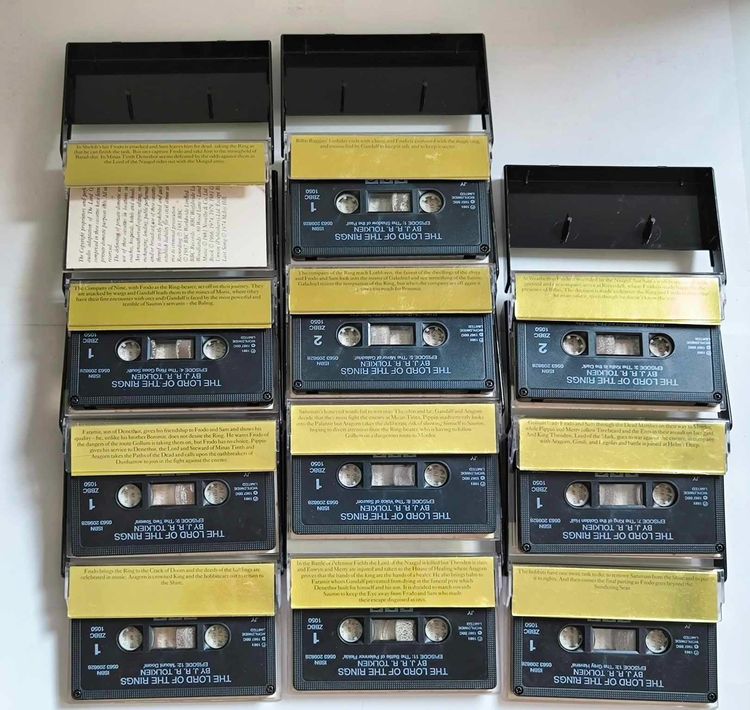 ชุดเทปคาสเซ็ทเสียง THE LORD OF THE RINGS ของสะสม ผลิดโดย BBC รูปที่ 5