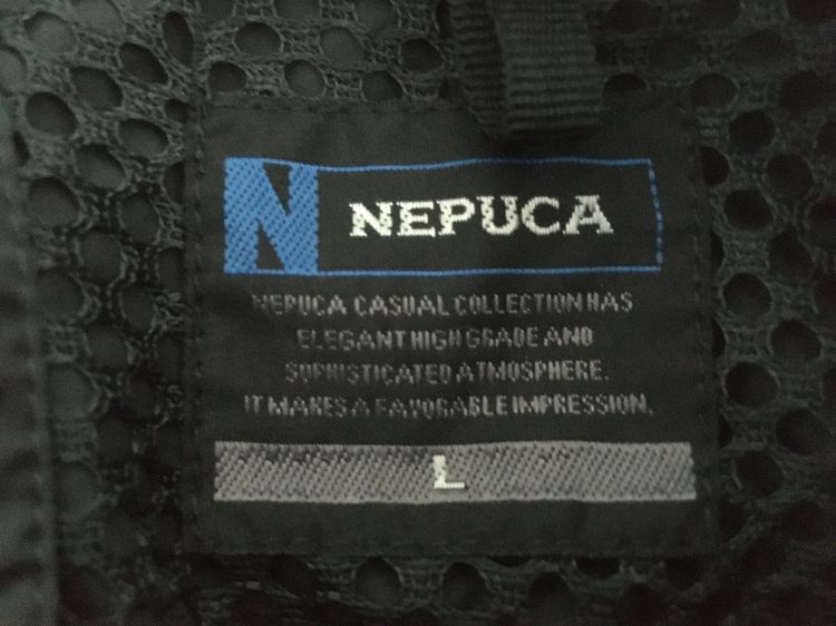 เสื้อแจ็คเก็ตแขนกุด (เสื้อกั๊ก) แบรนด์ NEPUCA สีดำอมเทา รูปที่ 8