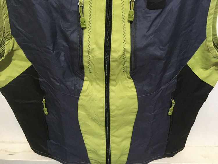 เสื้อแจ็คเก็ตแขนกุด (เสื้อกั๊ก) แบรนด์ ROBERTO สีเขียวอมเหลืองเทาและดำ รูปที่ 4