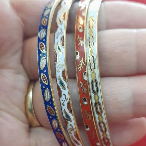 🔖กำไลกังไสโบราณ 4วง พร้อมแหนบเดิม งานจากต่างประเทศ รูปที่ 3