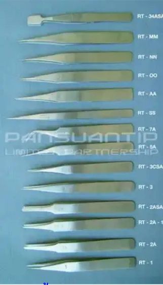 คีมจับชิ้นงานป้องกันไฟฟ้าสถิตย์ ESD Tweezers รูปที่ 2