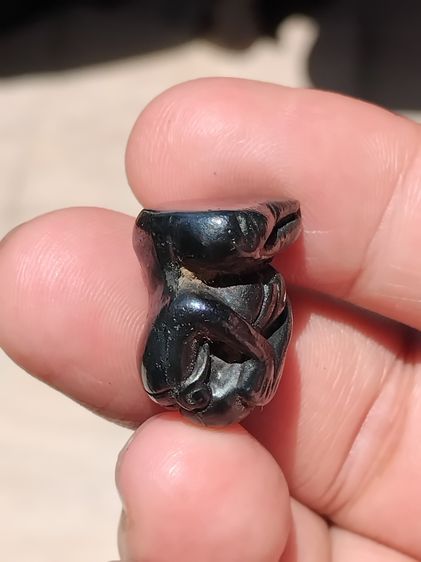 พระปิตตา เนื้อเมฆพัตร ผิวเดิม สีจืด มีน้ำหนัก สวยมาก เก่า แท้ แปลก หายาก รูปที่ 5